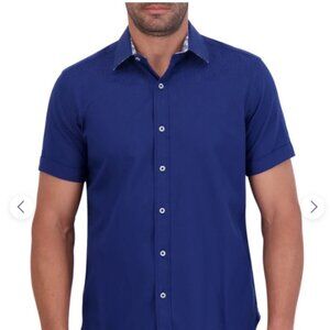 ROBERT GRAHAM WINDSOR 2 SHORT SLEEVE BUTTON DOWN SHIRT 3XL